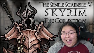 Senile Scribbles Skyrim FULL SERIES Reaction [upl. by Ynetsed673]