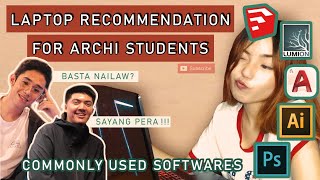 LAPTOP RECOMMENDATION FOR ARCHITECTURE STUDENTS SOFTWARES IN ARCHITECTURE [upl. by Hirza]