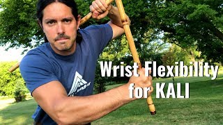 NO MORE WEAK Wrists in Kali Martial Arts  Escrima Stick Fighting Techniques [upl. by Una]