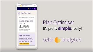 Discover Plan Optimiser by Solar Analytics [upl. by Latty127]