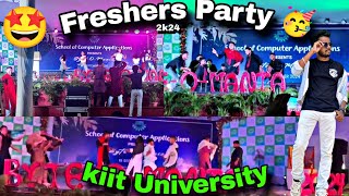 kiit University Freshers Party For MCAMSCBCABSC 2024🤩🔥KIITUniversity [upl. by Aziram5]