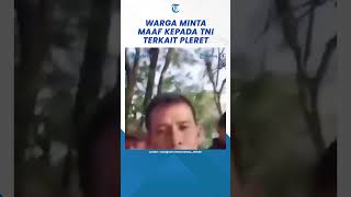 Permintaan Maaf Warga Semarang Tak Terima Imbauan Babinsa TNI Hindari Seluncuran di Pleret BKB [upl. by Kciredec]