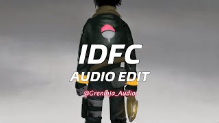 idfc im only a fool for you tarro remix  blackbear edit audio [upl. by Arsi]