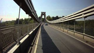 Clifton Suspension Bridge By Bike [upl. by Ipoillak]