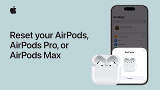 How to reset your AirPods AirPods Pro or AirPods Max  Apple Support [upl. by Aztilay]