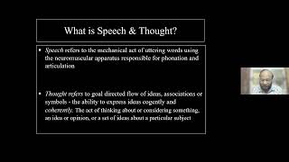 Biological  Neural correlates of Thought Disorder by DR E MOHANDAS [upl. by Michigan]