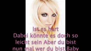 Britney Spears Womanizer German lyrics [upl. by Yesdnik]