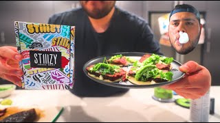 NEW STIIIZY WRAPS  quotHigh Endquot Steak Tacos [upl. by Willabella]