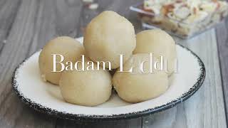 பாதாம் லட்டு  Badam Laddo  Almond Laddu  with almond flour  quick 10 minutes  festive sweets [upl. by Ennaid]