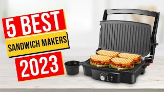 Best Sandwich Makers In 2023  Top 5 Sandwich Makers [upl. by Aynekal]