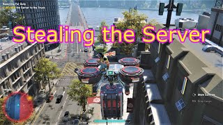 Watch Dogs Legion  Steal the Server with a Cargo Drone [upl. by Ednew842]