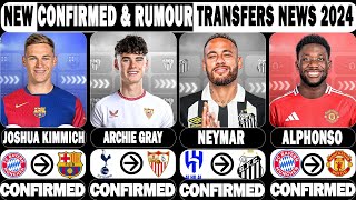 🚨 LATEST CONFIRMED TRANSFER UPDATES CONFIRMED AND RUMOURS TRANSFERS NEWS TODAY 2024🔥🔥 [upl. by Wera]