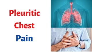 PLEURITIC CHEST PAIN Signs Symptoms Causes What is Pleuritic Chest Pain [upl. by Klinger662]