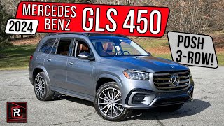 The 2024 MercedesBenz GLS 450 4Matic Is A Posh amp Pricey Luxury Family SUV [upl. by Slrahc575]