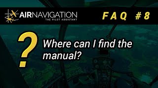 Where to find the user manual  Air Navigation Pro  FAQ [upl. by Canning382]