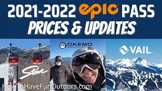 20212022 EPIC SKI PASS PRICES AND UPDATE [upl. by Wootan288]