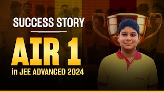 Success Journey With FIITJEE  Ved Lahoti AIR 1 in JEE Advanced 2024 [upl. by Grobe]