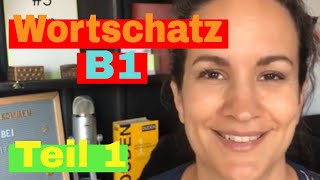 🇩🇪 Wortschatz B1  Teil 1  Alle Wörter die du brauchst [upl. by Ojaras]