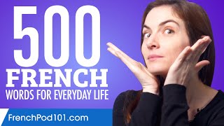 500 French Words for Everyday Life  Basic Vocabulary 25 [upl. by Aihsenod]