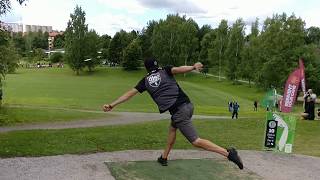 Simon Lizotte  European Open 2017  Hole 10 Tee Shot Slow Motion [upl. by Nwahsyar822]