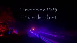 Lasershow 2023 Höxter leuchtet [upl. by Nyrahs]