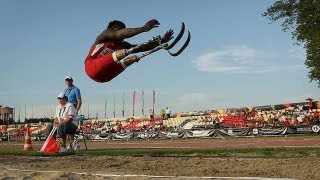 Athletics  mens long jump T42 final  2013 IPC Athletics World Championships Lyon [upl. by Asiilanna987]