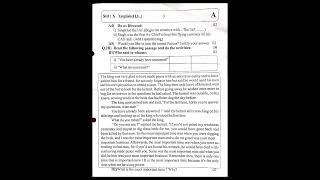 Standard 10th English 1st semester question paper 2024 Maharashtra board [upl. by Lerat]