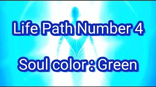 54 Life Path Number 4 Soul color Green Mastering Numerology [upl. by Jaan583]