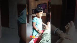 Mazya bayko ne upas dharla marathidjsong youtubeshorts cutebaby [upl. by Ytsim]