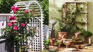 Garden Trellis  35 Simple Garden Trellis Ideas for Climbing Plants [upl. by Nelon]