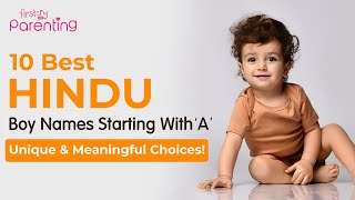 10 Best Hindu Boy Names That Start With A  Hindu Boy Names  Hindu Baby Boy Names 2024 [upl. by Trabue]