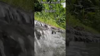 social media vs reality 😱 shorts socialmedia reality [upl. by Odelinda52]