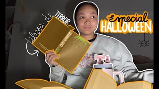 ESPECIAL HALLOWEEN🧛🎃 libros vs películas de terror  Reading Vlog [upl. by Antipus]