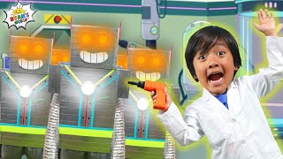 Ryan builds a Giant Robot and more 1 hr kids video [upl. by Retswerb]