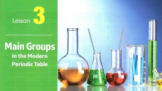 Prep 2 \ Science 2025  1st term \ unit 1\ Lesson 3 main groups in the modern periodic table [upl. by Ellivro]