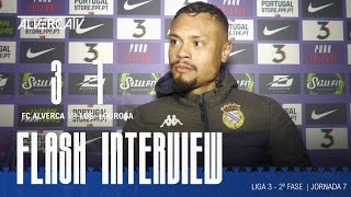 FC Alverca 31 Lus Lourosa  Flash Interview [upl. by Gelasius413]