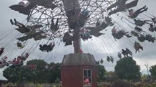 Barnstormer Off Ride Bengtsons Pumpkin Farm [upl. by Nowed]