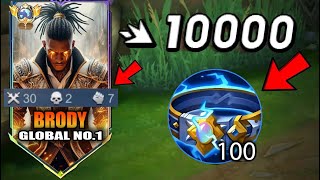 BUFF BRODY FIRST ITEM THUNDERBELT IS TOO OP IN LATEGAME😱 100 BROKEN  BRODY BEST BUILD FOR 2024 [upl. by Olin858]