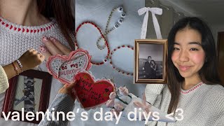 5 valentines day DIYs ❣️💘🌹 room decor gift ideas  crafts [upl. by Acemaj872]