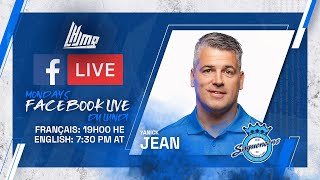 QMJHL Facebook Live  with Yanick Jean Chicoutimi Saguenéens [upl. by Gnat553]