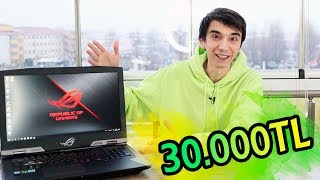 30000TL CANAVAR  ASUS ROG G703GI Laptop [upl. by Limann532]