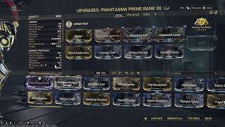 Best Pure elec Phantasma Prime build  Warframe Steel Path [upl. by Rafael]