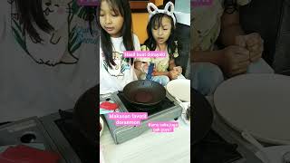 pancake cake dorayaki cooking baking diy shorts dailyvlog [upl. by Avis978]