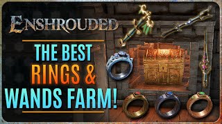 THE BEST RING amp LEGENDARY WAND FARM LOCATION 【Enshrouded】 [upl. by Anits]