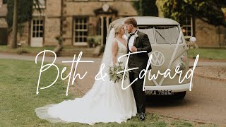 Mosborough Hall Hotel Wedding Photography  Beth amp Edward [upl. by Yltnerb]