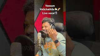 Veesum velichathile🌦️ Live vocal🎙️ shorts shortsviral vocal singing viral veesumvelichathile [upl. by Ecissej]