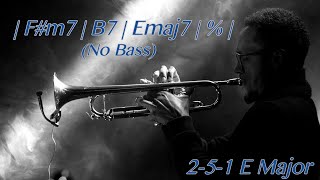 251 E Major Backing Track No Bass [upl. by Garaway609]