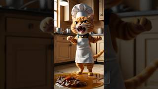 🍲 Cats Kitchen Nightmare cutecat aicat [upl. by Ruenhs]