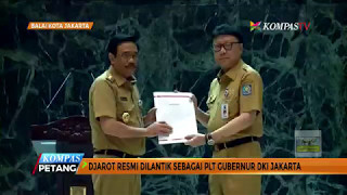 Djarot Saiful Dilantik Jadi Plt Gubernur DKI Jakarta [upl. by Boardman]