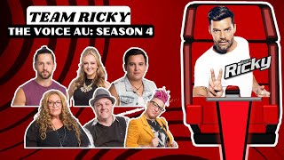 Season 4 TEAM RICKY  Full Summary  The Voice Australia 2015 [upl. by Alyt]